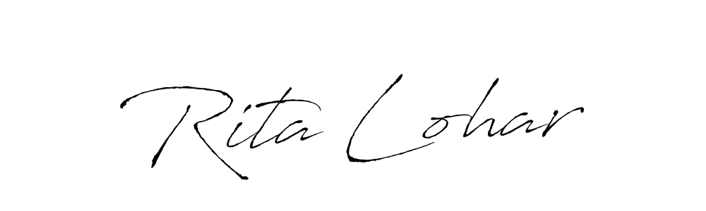Antro_Vectra is a professional signature style that is perfect for those who want to add a touch of class to their signature. It is also a great choice for those who want to make their signature more unique. Get Rita Lohar name to fancy signature for free. Rita Lohar signature style 6 images and pictures png