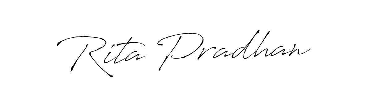 if you are searching for the best signature style for your name Rita Pradhan. so please give up your signature search. here we have designed multiple signature styles  using Antro_Vectra. Rita Pradhan signature style 6 images and pictures png
