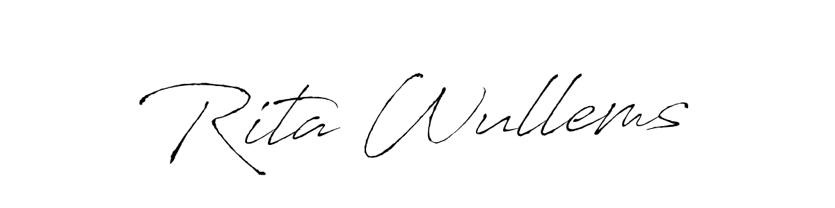 Make a beautiful signature design for name Rita Wullems. Use this online signature maker to create a handwritten signature for free. Rita Wullems signature style 6 images and pictures png