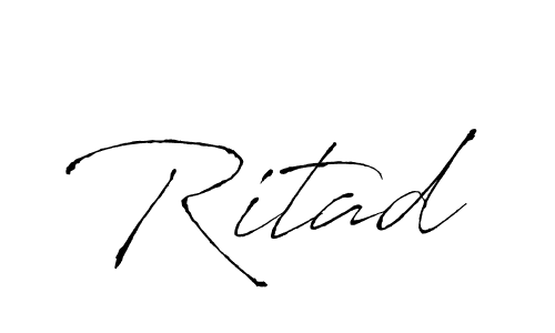 Make a beautiful signature design for name Ritad. Use this online signature maker to create a handwritten signature for free. Ritad signature style 6 images and pictures png