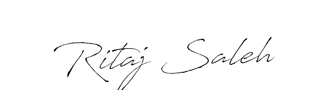 Similarly Antro_Vectra is the best handwritten signature design. Signature creator online .You can use it as an online autograph creator for name Ritaj Saleh. Ritaj Saleh signature style 6 images and pictures png