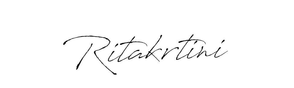 Use a signature maker to create a handwritten signature online. With this signature software, you can design (Antro_Vectra) your own signature for name Ritakrtini. Ritakrtini signature style 6 images and pictures png