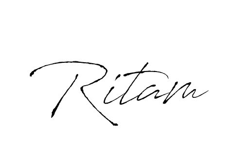 Once you've used our free online signature maker to create your best signature Antro_Vectra style, it's time to enjoy all of the benefits that Ritam name signing documents. Ritam signature style 6 images and pictures png