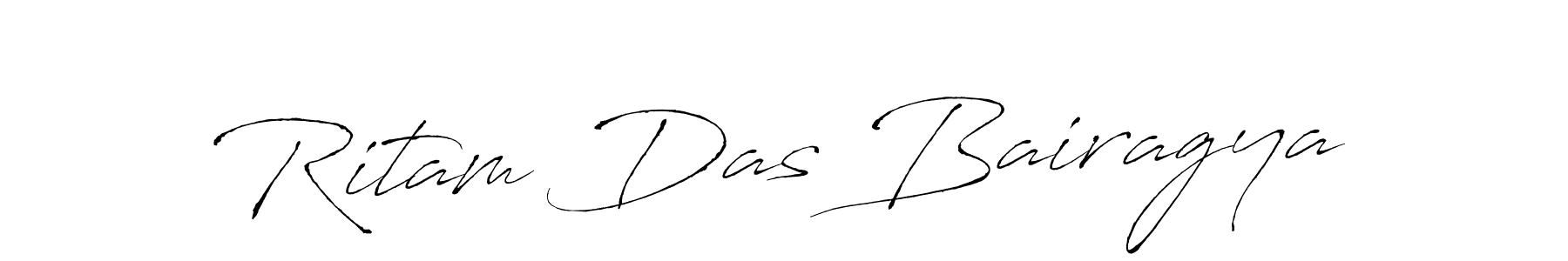 Make a beautiful signature design for name Ritam Das Bairagya. With this signature (Antro_Vectra) style, you can create a handwritten signature for free. Ritam Das Bairagya signature style 6 images and pictures png