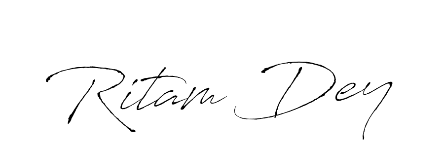 It looks lik you need a new signature style for name Ritam Dey. Design unique handwritten (Antro_Vectra) signature with our free signature maker in just a few clicks. Ritam Dey signature style 6 images and pictures png