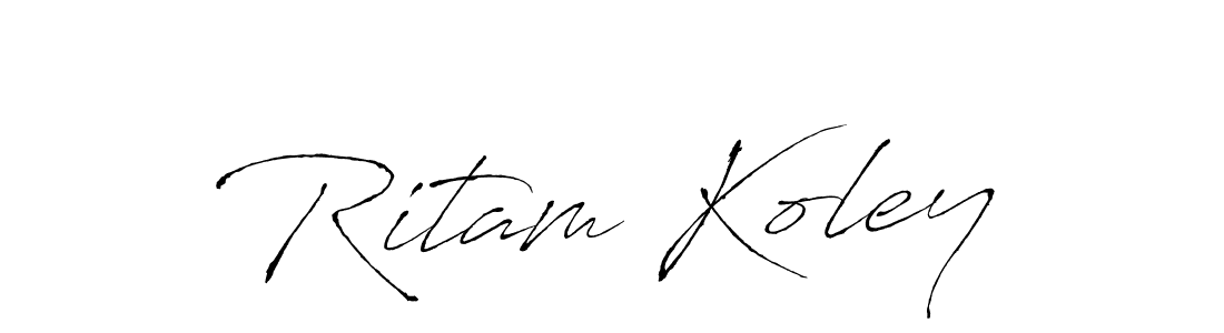 Ritam Koley stylish signature style. Best Handwritten Sign (Antro_Vectra) for my name. Handwritten Signature Collection Ideas for my name Ritam Koley. Ritam Koley signature style 6 images and pictures png