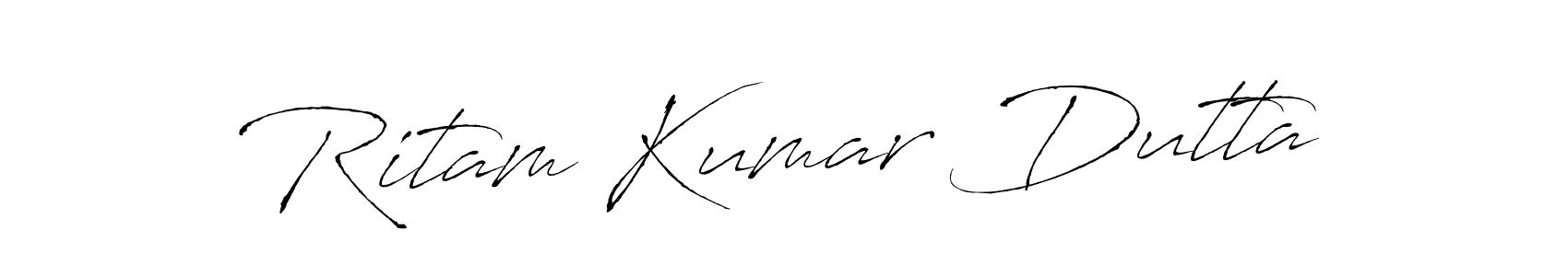 It looks lik you need a new signature style for name Ritam Kumar Dutta. Design unique handwritten (Antro_Vectra) signature with our free signature maker in just a few clicks. Ritam Kumar Dutta signature style 6 images and pictures png