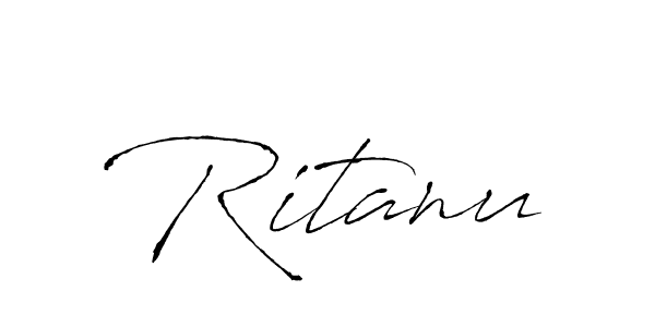 You should practise on your own different ways (Antro_Vectra) to write your name (Ritanu) in signature. don't let someone else do it for you. Ritanu signature style 6 images and pictures png
