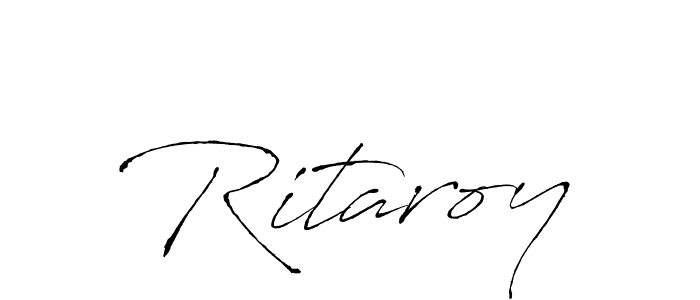 How to make Ritaroy name signature. Use Antro_Vectra style for creating short signs online. This is the latest handwritten sign. Ritaroy signature style 6 images and pictures png