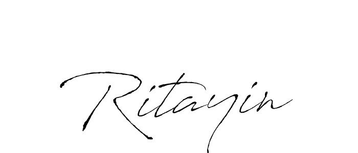 How to make Ritayin name signature. Use Antro_Vectra style for creating short signs online. This is the latest handwritten sign. Ritayin signature style 6 images and pictures png