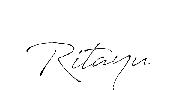 You should practise on your own different ways (Antro_Vectra) to write your name (Ritayu) in signature. don't let someone else do it for you. Ritayu signature style 6 images and pictures png