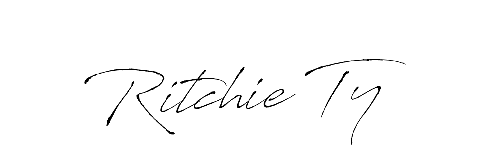 Once you've used our free online signature maker to create your best signature Antro_Vectra style, it's time to enjoy all of the benefits that Ritchie Ty name signing documents. Ritchie Ty signature style 6 images and pictures png