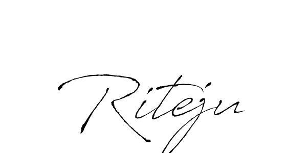 if you are searching for the best signature style for your name Riteju. so please give up your signature search. here we have designed multiple signature styles  using Antro_Vectra. Riteju signature style 6 images and pictures png