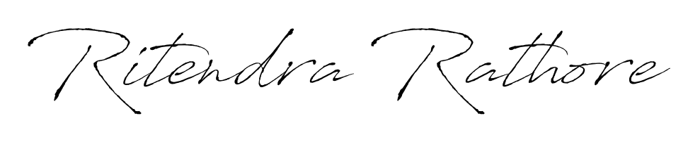 Elevate your brand with a stunning Ritendra Rathore eSignature. The Antro_Vectra style provides a balanced, flowing aesthetic for everyday signing. Ritendra Rathore signature style 6 images and pictures png