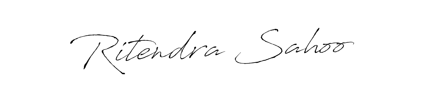 How to make Ritendra Sahoo signature? Antro_Vectra is a professional autograph style. Create handwritten signature for Ritendra Sahoo name. Ritendra Sahoo signature style 6 images and pictures png