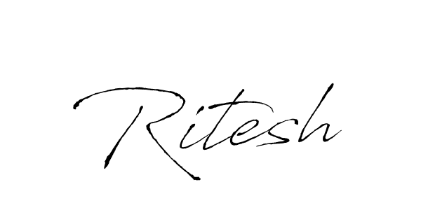 Ritesh stylish signature style. Best Handwritten Sign (Antro_Vectra) for my name. Handwritten Signature Collection Ideas for my name Ritesh. Ritesh signature style 6 images and pictures png