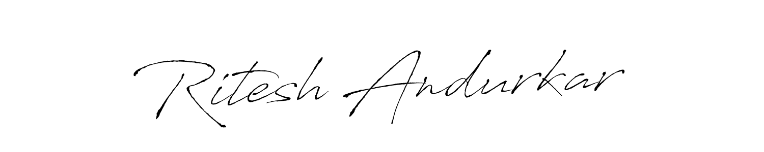 How to make Ritesh Andurkar signature? Antro_Vectra is a professional autograph style. Create handwritten signature for Ritesh Andurkar name. Ritesh Andurkar signature style 6 images and pictures png