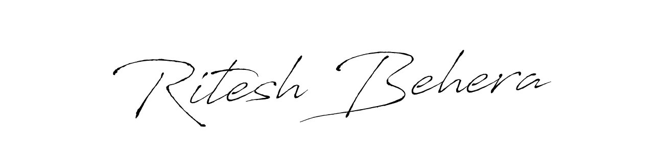 Make a beautiful signature design for name Ritesh Behera. Use this online signature maker to create a handwritten signature for free. Ritesh Behera signature style 6 images and pictures png