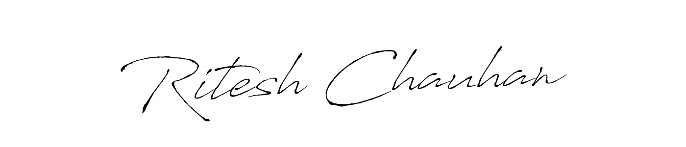Also You can easily find your signature by using the search form. We will create Ritesh Chauhan name handwritten signature images for you free of cost using Antro_Vectra sign style. Ritesh Chauhan signature style 6 images and pictures png