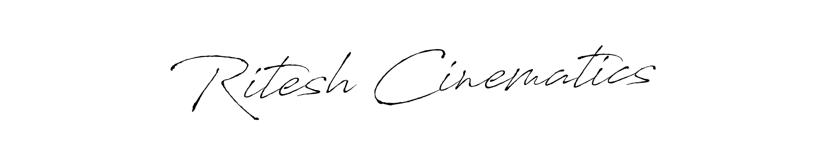 Similarly Antro_Vectra is the best handwritten signature design. Signature creator online .You can use it as an online autograph creator for name Ritesh Cinematics. Ritesh Cinematics signature style 6 images and pictures png