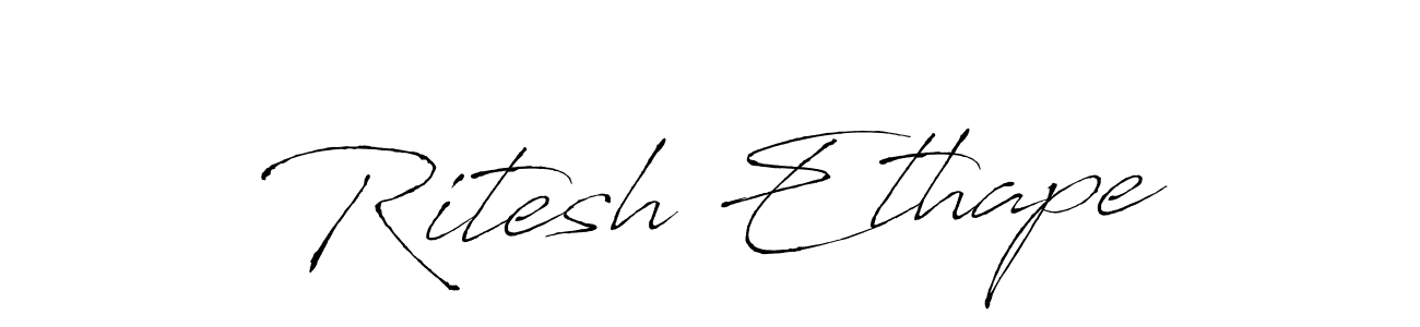 The best way (Antro_Vectra) to make a short signature is to pick only two or three words in your name. The name Ritesh Ethape include a total of six letters. For converting this name. Ritesh Ethape signature style 6 images and pictures png
