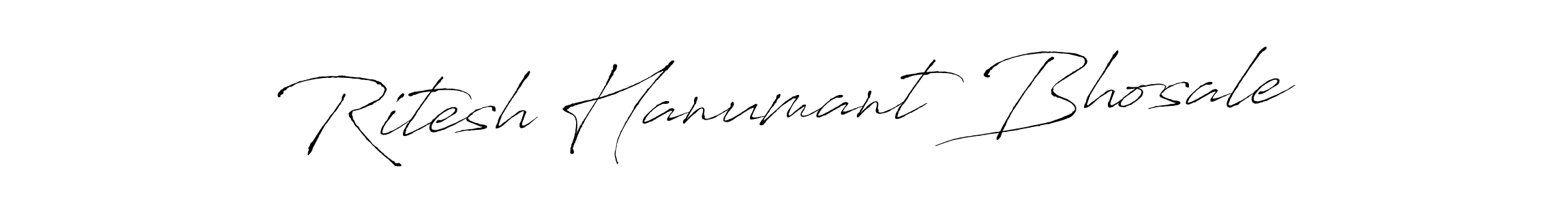 Also You can easily find your signature by using the search form. We will create Ritesh Hanumant Bhosale name handwritten signature images for you free of cost using Antro_Vectra sign style. Ritesh Hanumant Bhosale signature style 6 images and pictures png