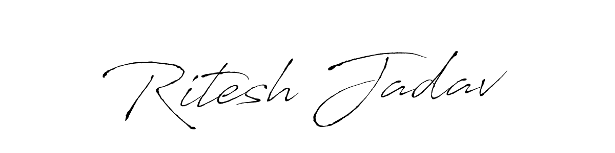 Use a signature maker to create a handwritten signature online. With this signature software, you can design (Antro_Vectra) your own signature for name Ritesh Jadav. Ritesh Jadav signature style 6 images and pictures png