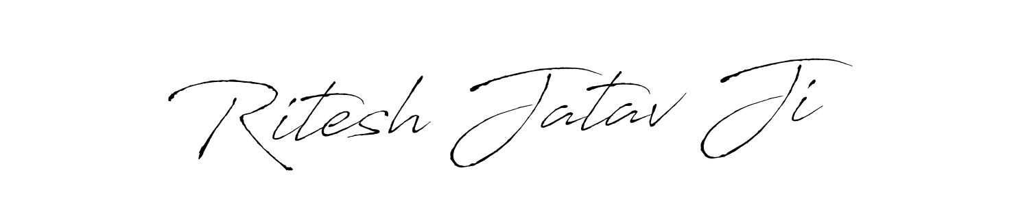 Use a signature maker to create a handwritten signature online. With this signature software, you can design (Antro_Vectra) your own signature for name Ritesh Jatav Ji. Ritesh Jatav Ji signature style 6 images and pictures png