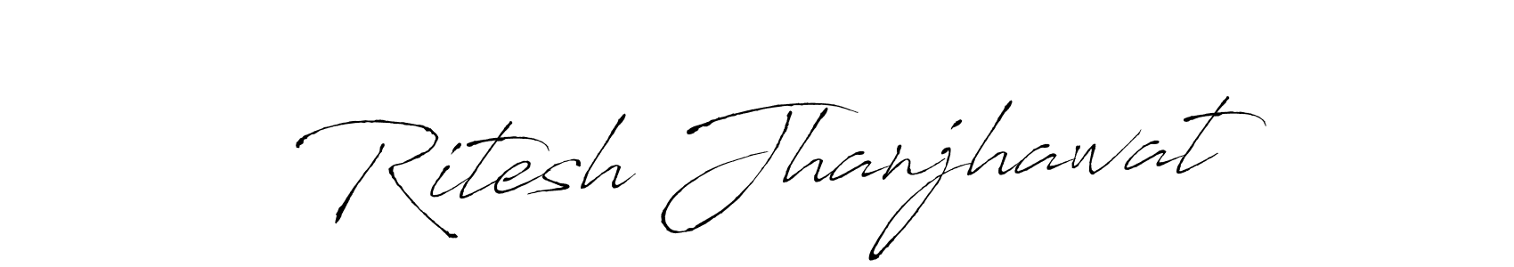 It looks lik you need a new signature style for name Ritesh Jhanjhawat. Design unique handwritten (Antro_Vectra) signature with our free signature maker in just a few clicks. Ritesh Jhanjhawat signature style 6 images and pictures png