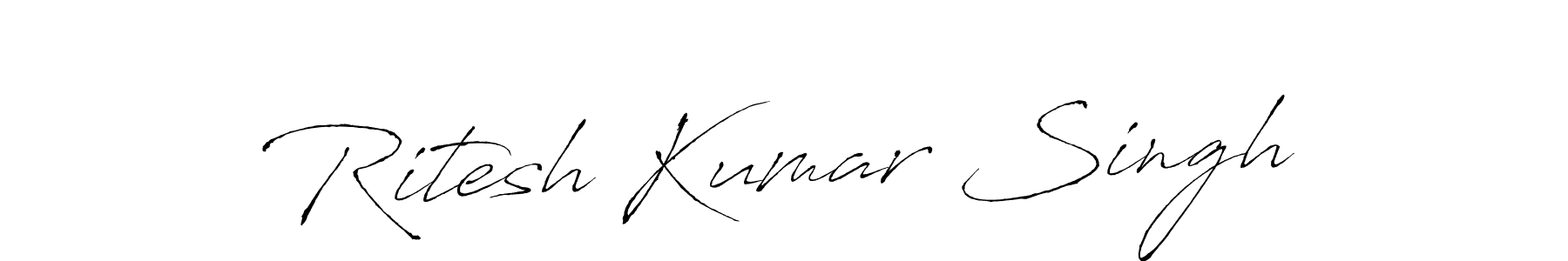 Also we have Ritesh Kumar Singh name is the best signature style. Create professional handwritten signature collection using Antro_Vectra autograph style. Ritesh Kumar Singh signature style 6 images and pictures png