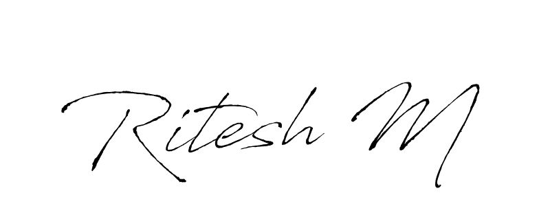 Similarly Antro_Vectra is the best handwritten signature design. Signature creator online .You can use it as an online autograph creator for name Ritesh M. Ritesh M signature style 6 images and pictures png