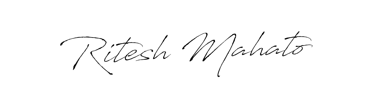 You should practise on your own different ways (Antro_Vectra) to write your name (Ritesh Mahato) in signature. don't let someone else do it for you. Ritesh Mahato signature style 6 images and pictures png