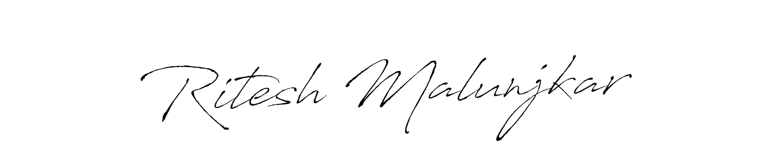 Once you've used our free online signature maker to create your best signature Antro_Vectra style, it's time to enjoy all of the benefits that Ritesh Malunjkar name signing documents. Ritesh Malunjkar signature style 6 images and pictures png