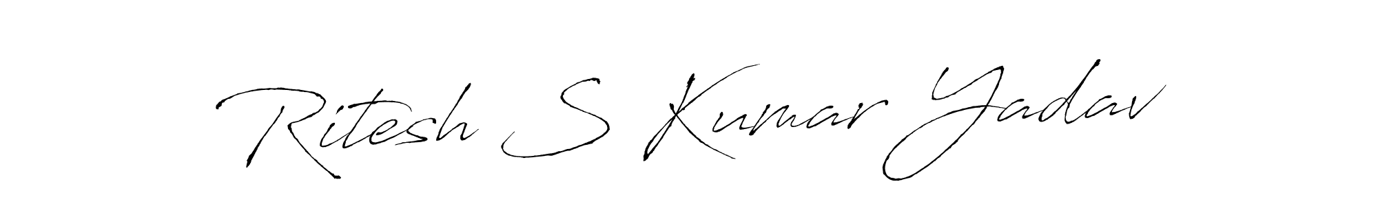 Once you've used our free online signature maker to create your best signature Antro_Vectra style, it's time to enjoy all of the benefits that Ritesh S Kumar Yadav name signing documents. Ritesh S Kumar Yadav signature style 6 images and pictures png