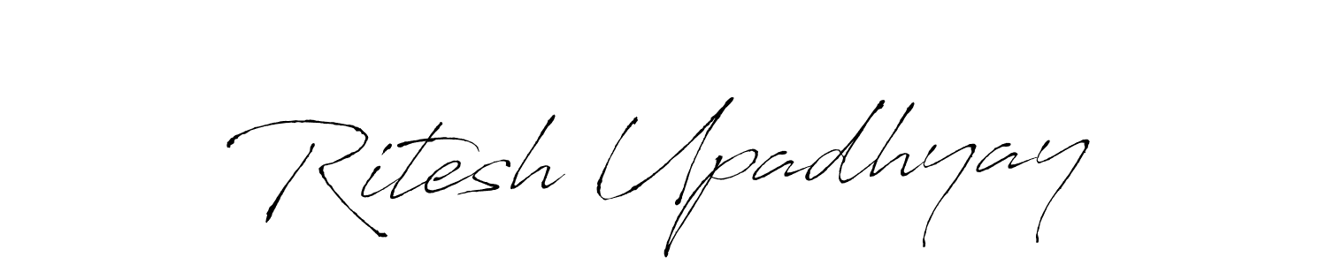 Also we have Ritesh Upadhyay name is the best signature style. Create professional handwritten signature collection using Antro_Vectra autograph style. Ritesh Upadhyay signature style 6 images and pictures png