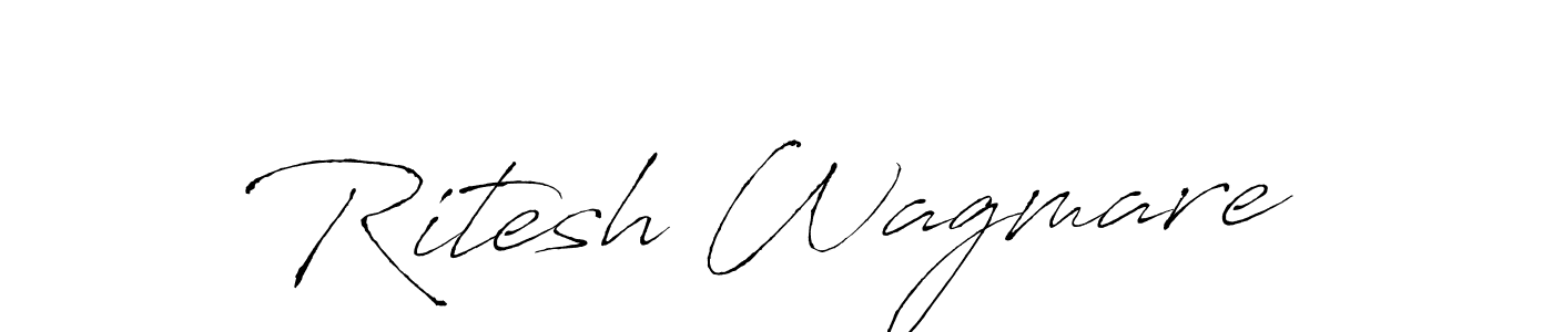 Make a beautiful signature design for name Ritesh Wagmare. Use this online signature maker to create a handwritten signature for free. Ritesh Wagmare signature style 6 images and pictures png