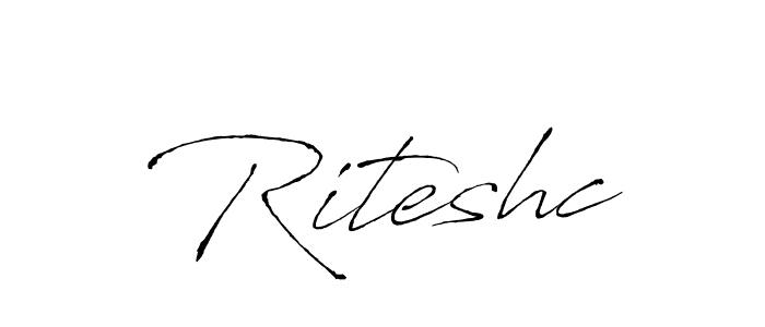 Make a short Riteshc signature style. Manage your documents anywhere anytime using Antro_Vectra. Create and add eSignatures, submit forms, share and send files easily. Riteshc signature style 6 images and pictures png