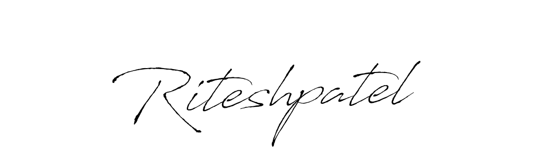 Similarly Antro_Vectra is the best handwritten signature design. Signature creator online .You can use it as an online autograph creator for name Riteshpatel. Riteshpatel signature style 6 images and pictures png
