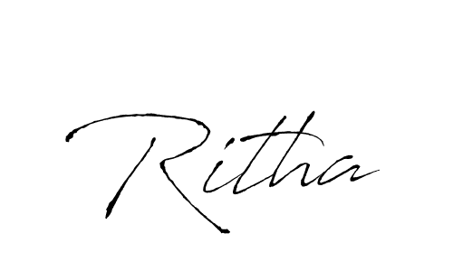 Also we have Ritha name is the best signature style. Create professional handwritten signature collection using Antro_Vectra autograph style. Ritha signature style 6 images and pictures png