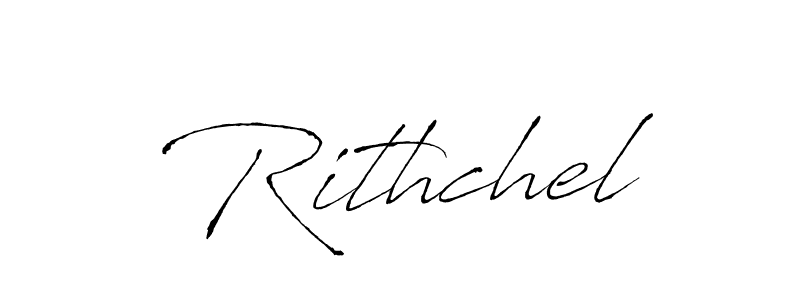 Make a beautiful signature design for name Rithchel. With this signature (Antro_Vectra) style, you can create a handwritten signature for free. Rithchel signature style 6 images and pictures png
