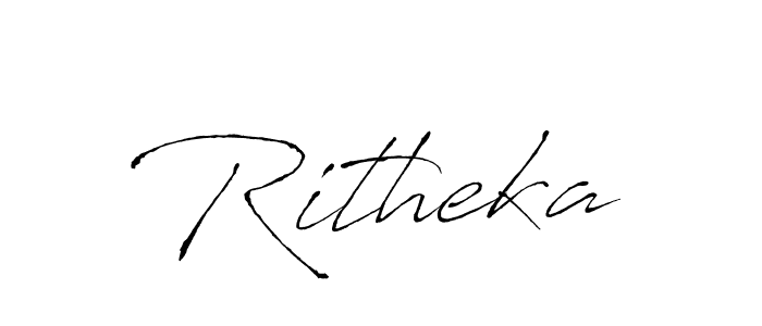 Use a signature maker to create a handwritten signature online. With this signature software, you can design (Antro_Vectra) your own signature for name Ritheka. Ritheka signature style 6 images and pictures png