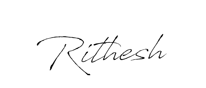 Use a signature maker to create a handwritten signature online. With this signature software, you can design (Antro_Vectra) your own signature for name Rithesh. Rithesh signature style 6 images and pictures png