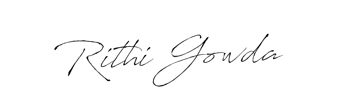It looks lik you need a new signature style for name Rithi Gowda. Design unique handwritten (Antro_Vectra) signature with our free signature maker in just a few clicks. Rithi Gowda signature style 6 images and pictures png