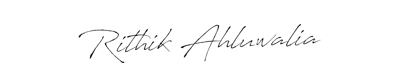 Make a beautiful signature design for name Rithik Ahluwalia. Use this online signature maker to create a handwritten signature for free. Rithik Ahluwalia signature style 6 images and pictures png