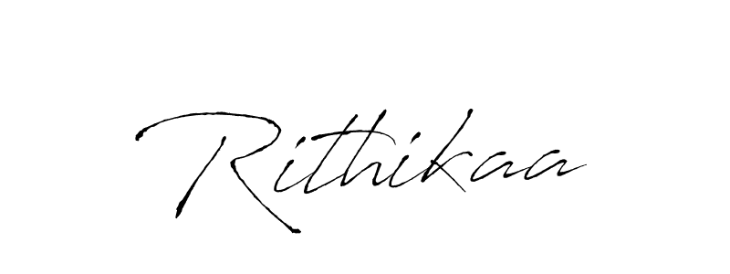 Rithikaa stylish signature style. Best Handwritten Sign (Antro_Vectra) for my name. Handwritten Signature Collection Ideas for my name Rithikaa. Rithikaa signature style 6 images and pictures png