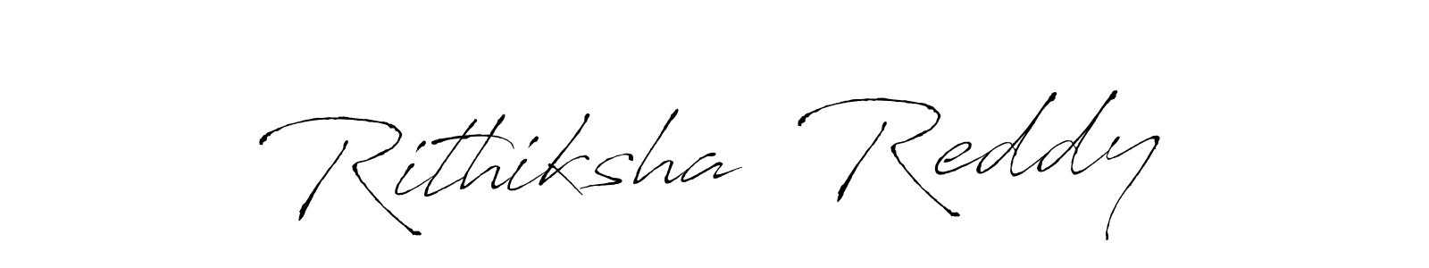 How to make Rithiksha  Reddy signature? Antro_Vectra is a professional autograph style. Create handwritten signature for Rithiksha  Reddy name. Rithiksha  Reddy signature style 6 images and pictures png