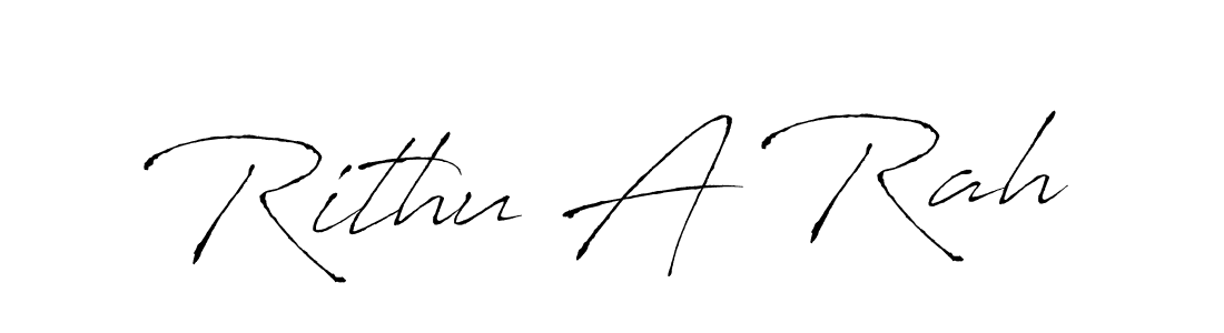 Also You can easily find your signature by using the search form. We will create Rithu A Rah name handwritten signature images for you free of cost using Antro_Vectra sign style. Rithu A Rah signature style 6 images and pictures png