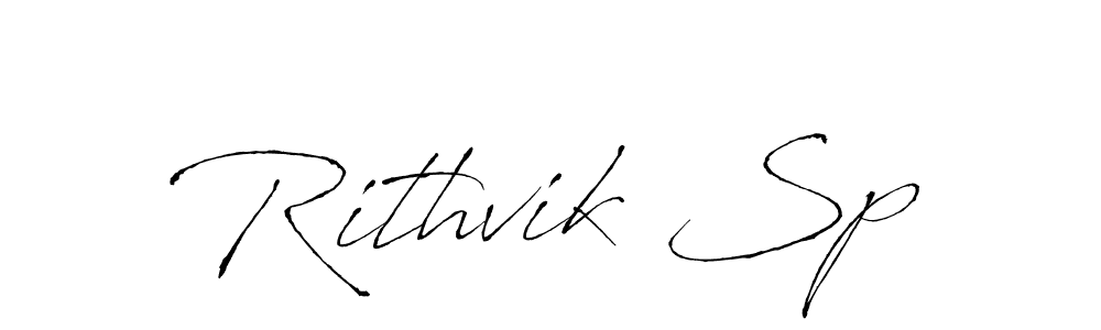 You should practise on your own different ways (Antro_Vectra) to write your name (Rithvik Sp) in signature. don't let someone else do it for you. Rithvik Sp signature style 6 images and pictures png