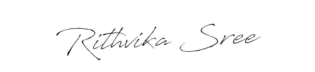 You should practise on your own different ways (Antro_Vectra) to write your name (Rithvika Sree) in signature. don't let someone else do it for you. Rithvika Sree signature style 6 images and pictures png