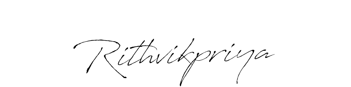 Use a signature maker to create a handwritten signature online. With this signature software, you can design (Antro_Vectra) your own signature for name Rithvikpriya. Rithvikpriya signature style 6 images and pictures png